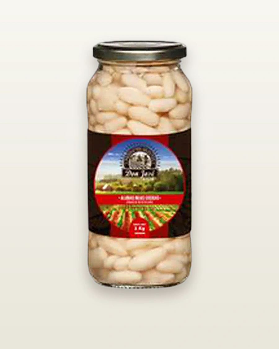 Alubias blancas cocidas Don José — frasco 580 ml
