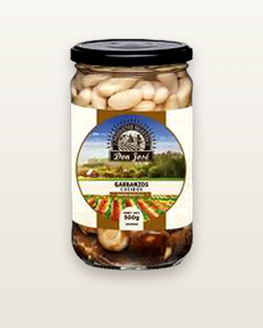 Alubias blancas con setas shiitake Don José — frasco 580 ml