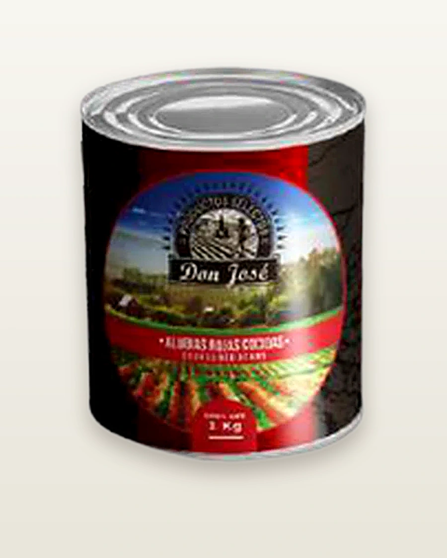Alubias rojas cocidas Don José en lata — 500 g · 1 kg · 3 kg