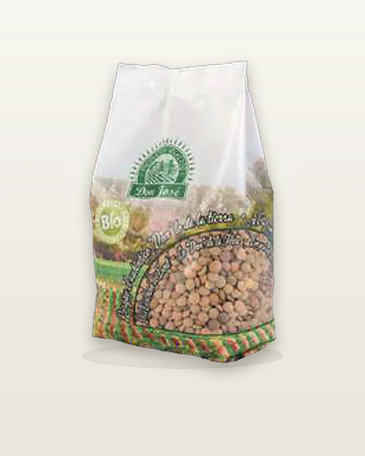 Lenteja Castellana Don José en agricultura ecológica — presentaciones 500 g y 5 kg