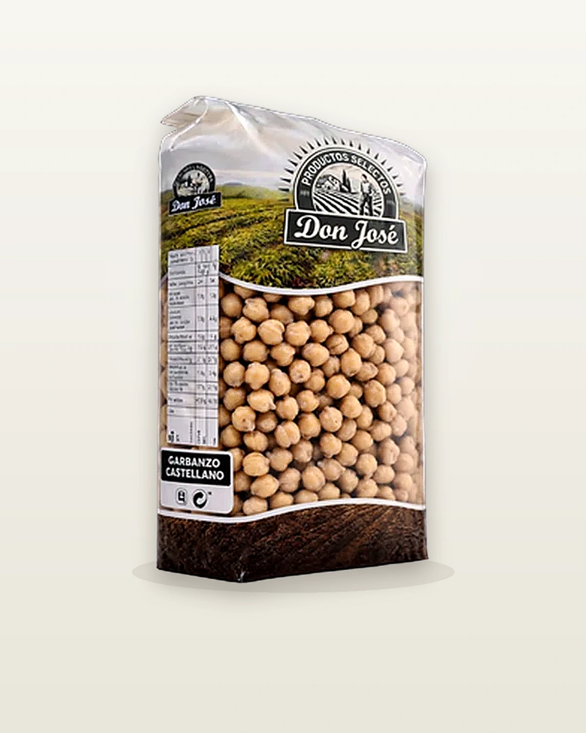Garbanzo castellano Don José — presentaciones 500 g, 1 kg y 5 kg